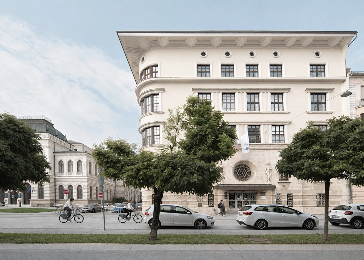 Mestna fasada v Ljubljani